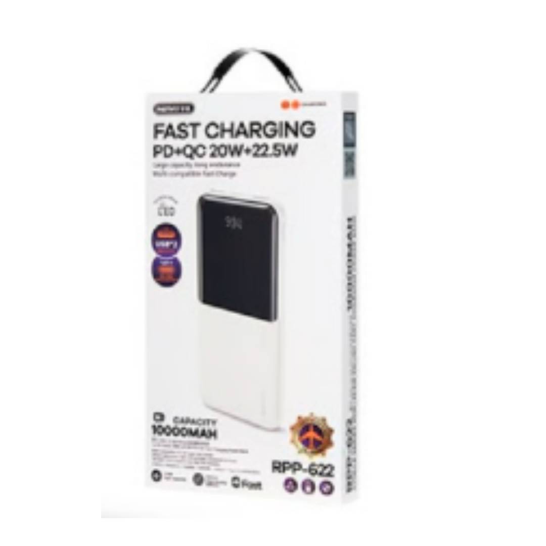 Batería Externa 10000MAH RPP-622 White Led Digital Remax 2