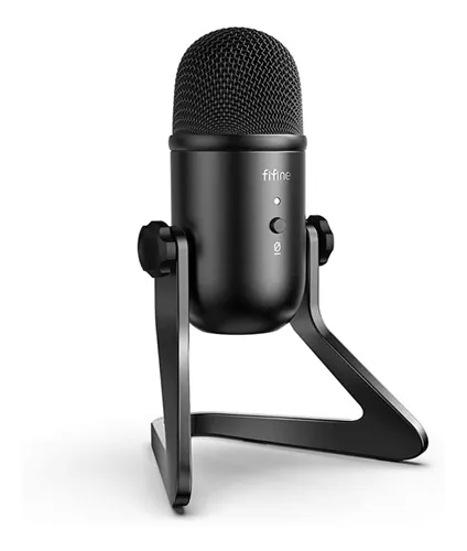 Microfono Condensador USB Negro k678 Fifine 1