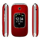 Teléfono Irt Senior 4G S O S Para Adulto Mayor Almeja 330 Red - Miniatura 1