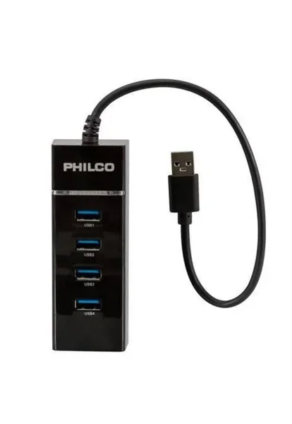 Hub USB 3.0 4 Puertos Philco 1