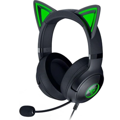 AUDIFONO GAMER RGB KRAKEN KITTY V2 RAZER 1