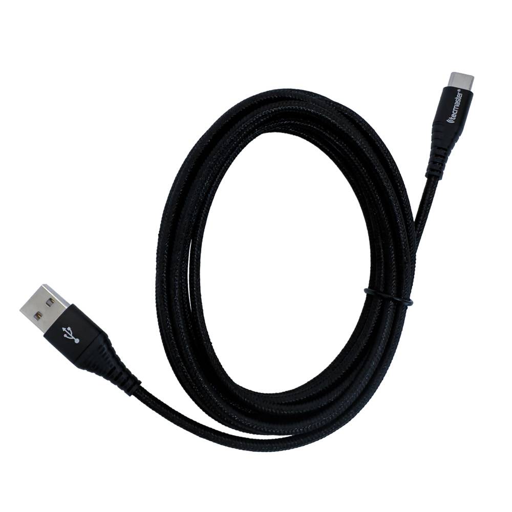 cable tipo c a usb a qc 3.0 2,5mts negro tm-200562 4