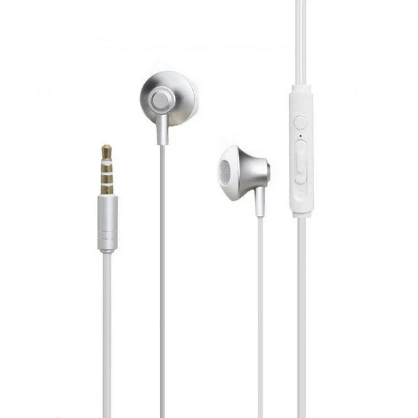 Auricular de 3,5 MM (Metal) Con Cable RM-711 Silver REMAX  1