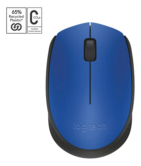 Mouse Inalambrico Logitech M170 Azul