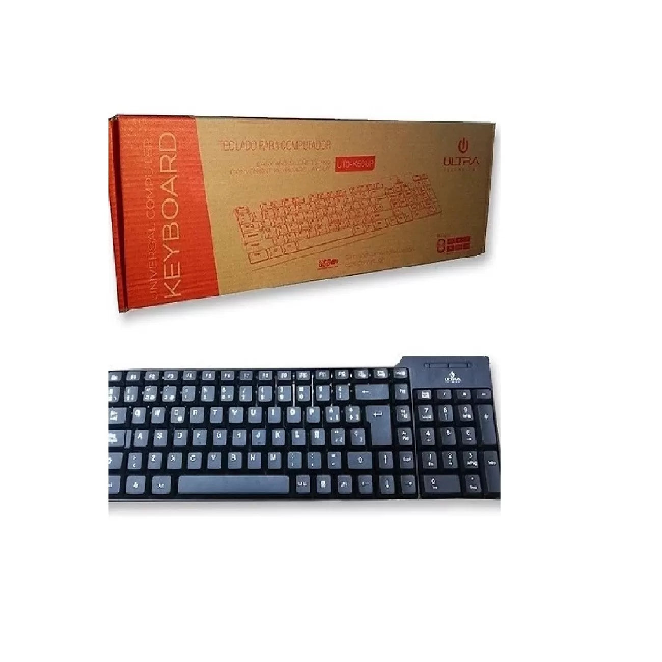 Teclado Ultra Standard UTO-K50UP USB 2
