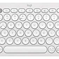 Teclado Logitech Pebble 2 K380s Blanco Español Idioma Español Latinoamérica - Miniatura 1