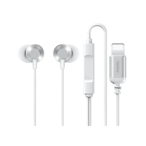 Audífono Con Cable Lightning RM-512I Silver Remax 