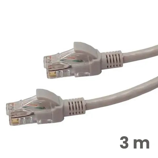 Cable Red Categoría 5E 3 Mts Gris Ulink 1