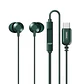 Audífono Con Cable RM-512A Green Remax - Miniatura 1