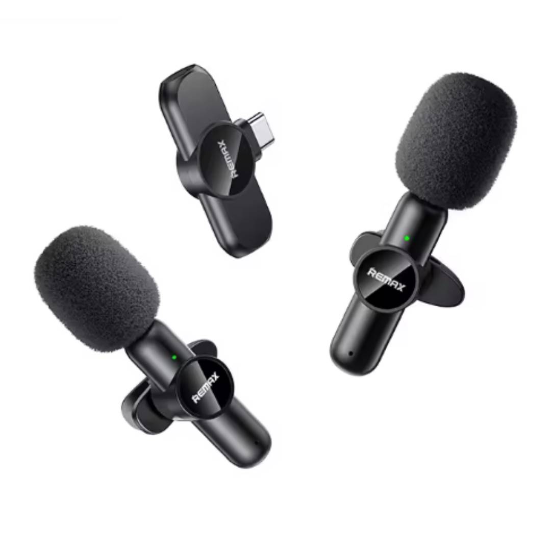 Micrófono Inalámbrico K10, Dispositivo con Clip de 1 a 2 Remax 1