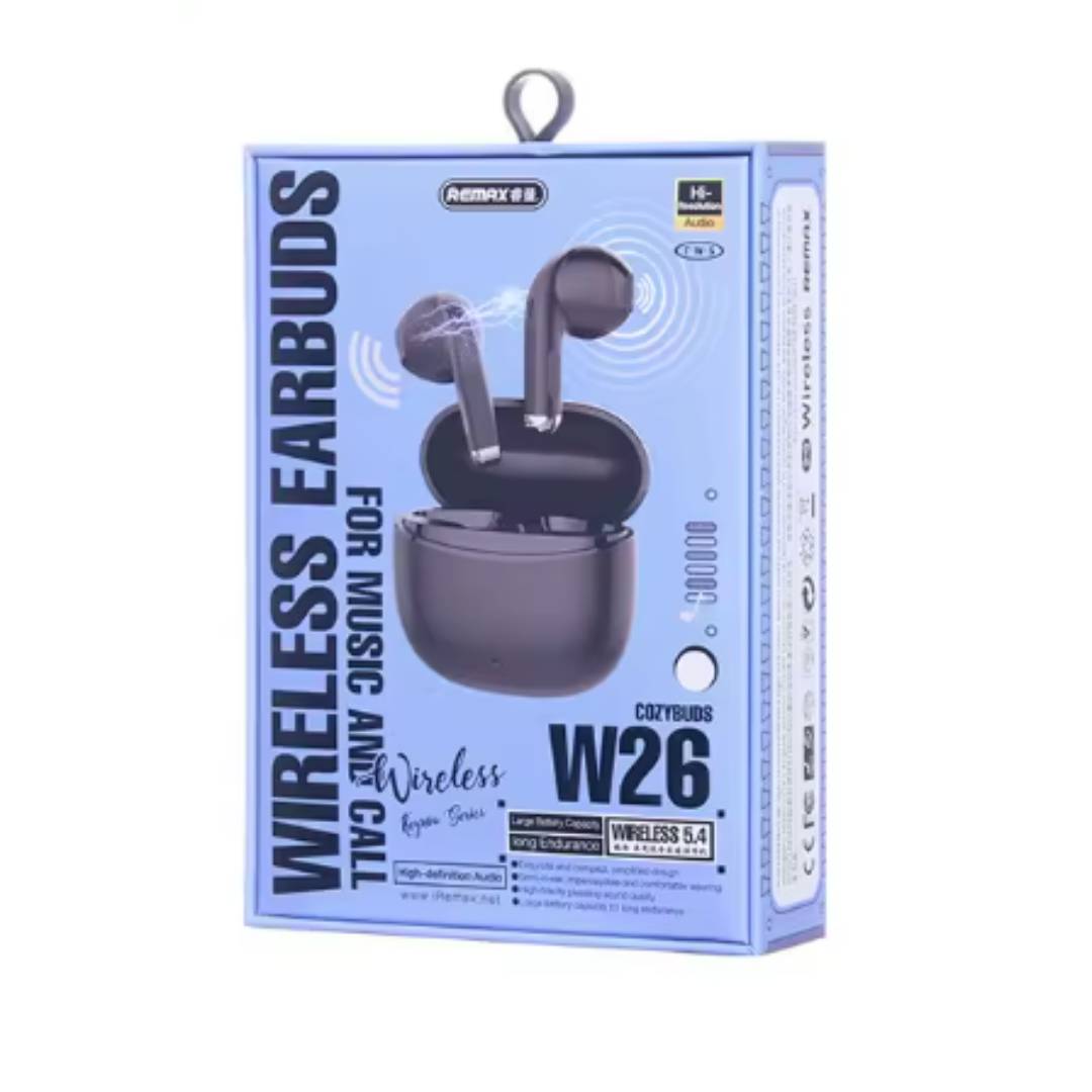 Auriculares Inalámbricos Estéreo con Bluetooth 5,4 Negros W26 2