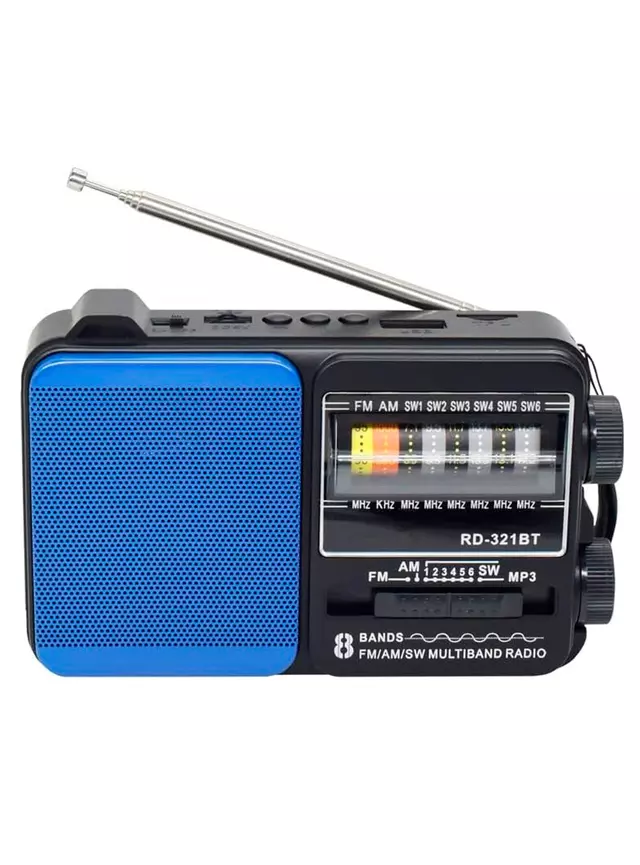 RADIO PORTATIL AM/FM/SW LUZ LED 18650 RECARGABLE TL652 TECNOLAB 1