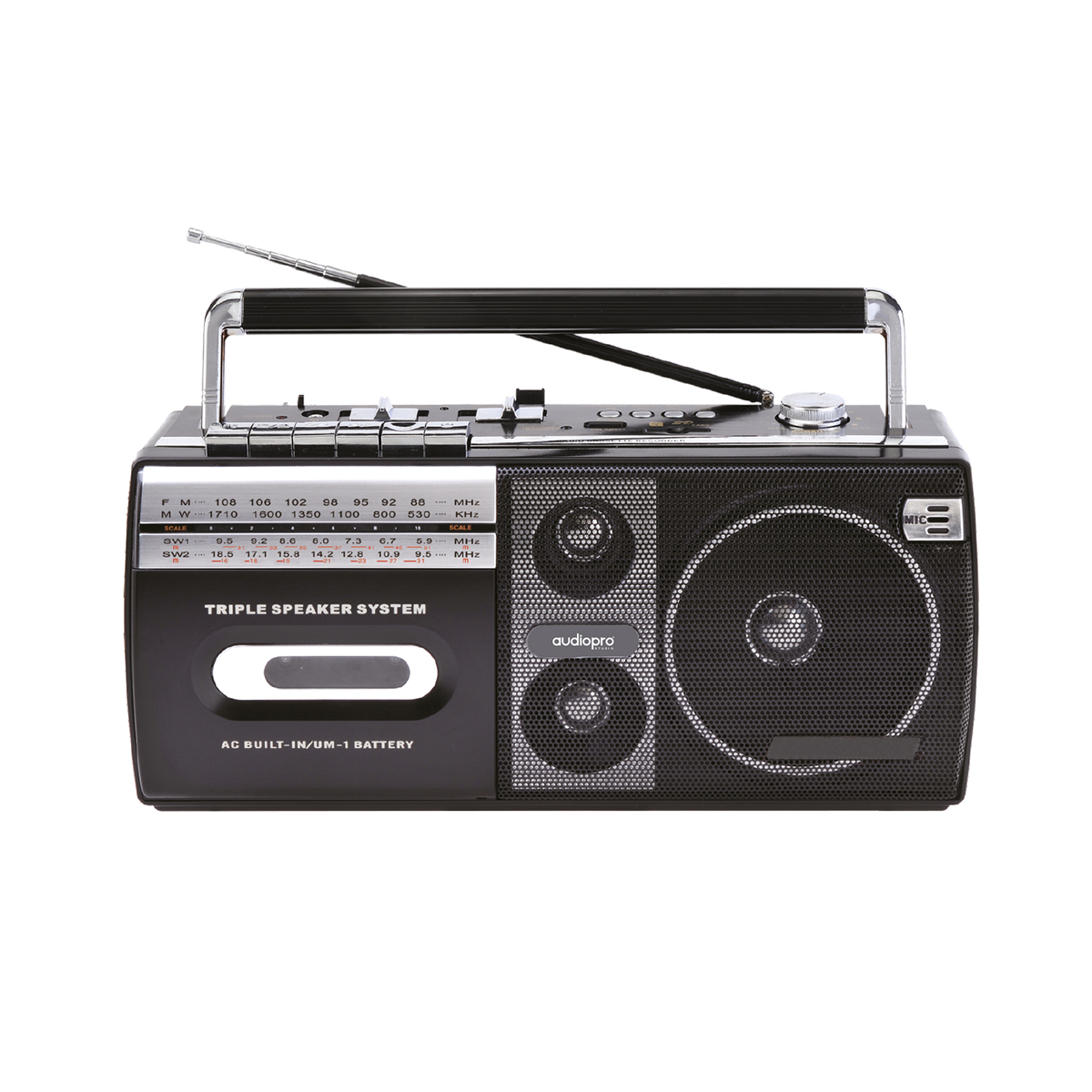 Radio Audio Pro C/cassette/usb/sd AP02077 Vintage 2