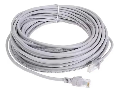 CABLE RED CAT6 25 MTS GRAY ULINK