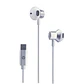 AUDIFONO MANOS LIBRES TIPO/C MIC BLANCO DHH-1126 HP - Miniatura 1