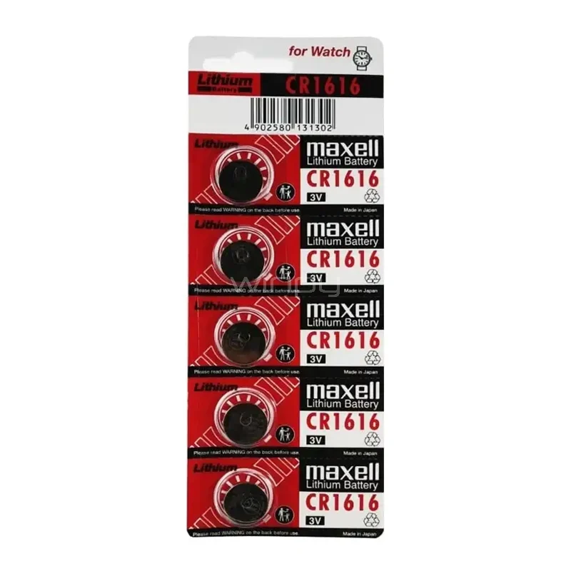 Pila Litio Para Reloj CR1616 3V Maxell 3