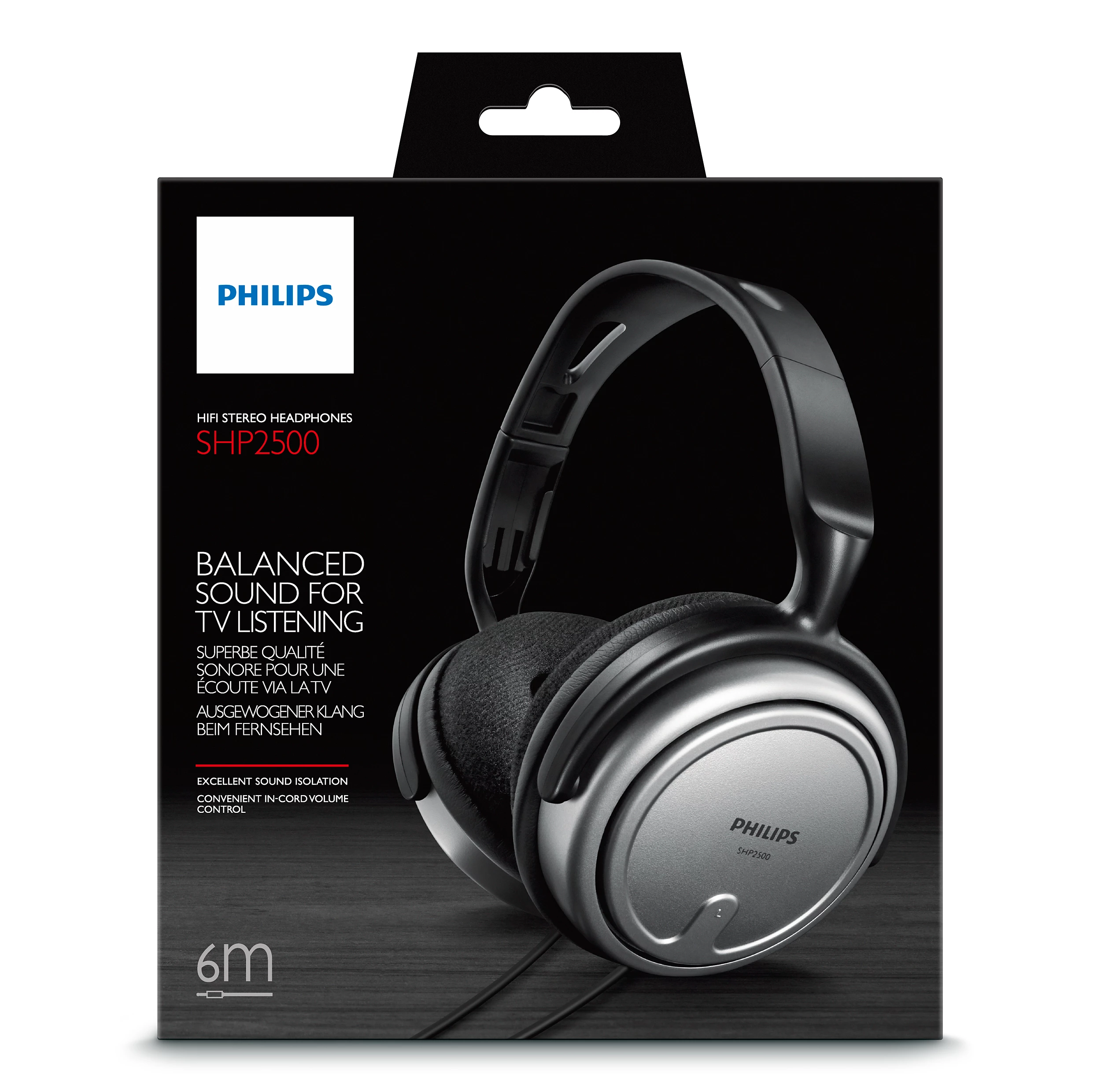 AUDIFONO MANOS LIBRES PLATEADO SHP2500 PHILIPS 2