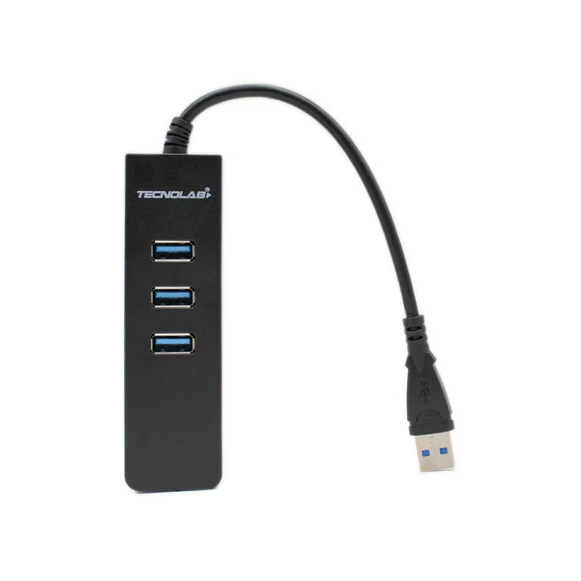 Hub USB 3 Puertos USB 3.0 + 1 Red Tecnolab TL345 1