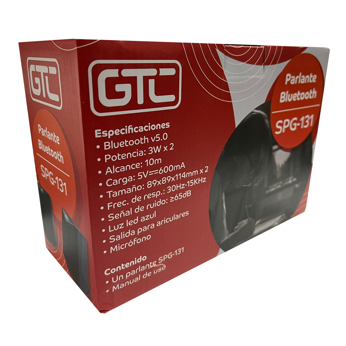 PARLANTE PC BLUETOOTH USB 2,0 SPG-131 GTC 4
