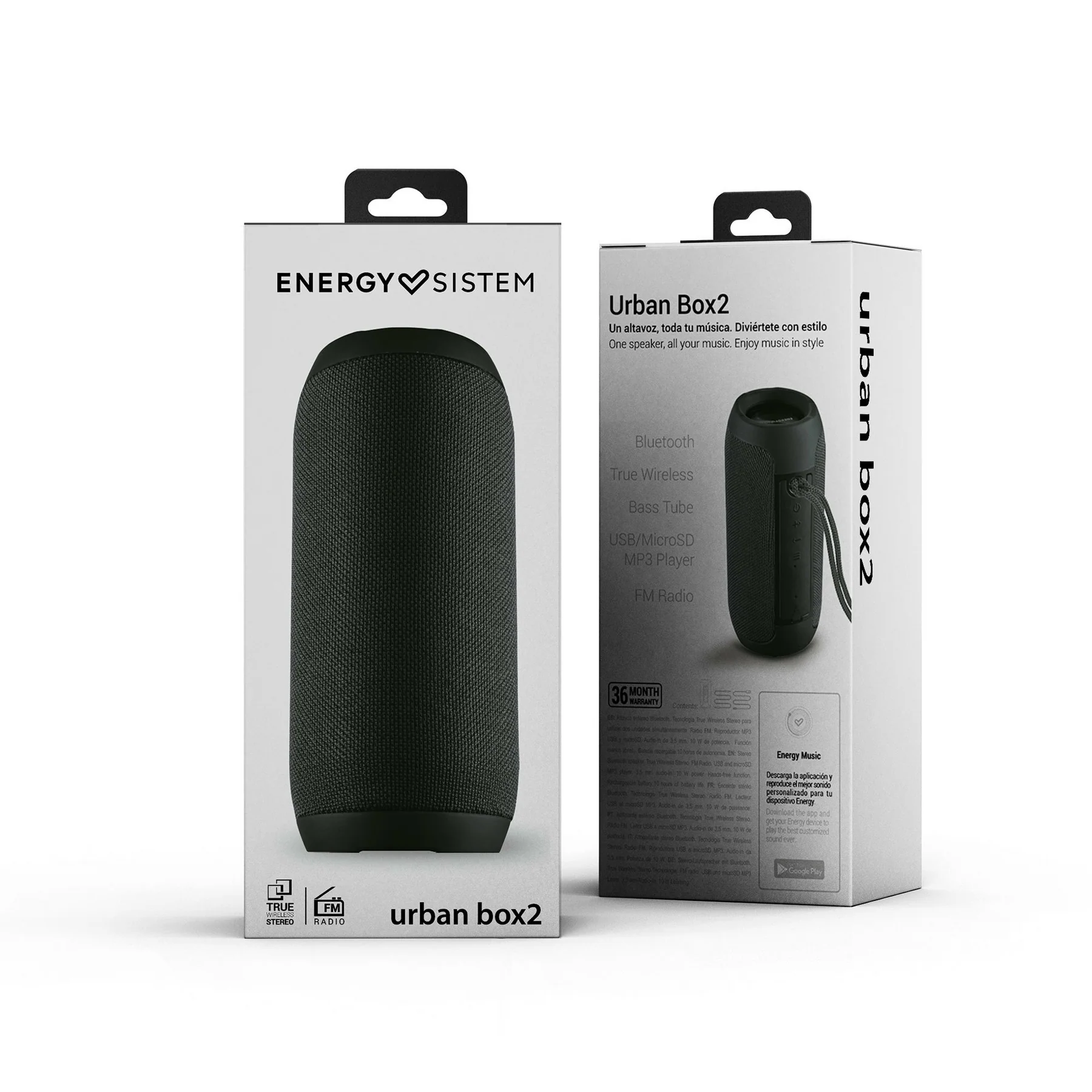 PARLANTE BT URBAN BOX 2 ONYX 449323 ENERGY SISTEM 4