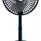 Ventilador Recargable Portátil Usb Plegable Verde Tecnolab - Miniatura 1