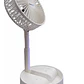 Ventilador Recargable Portátil Usb Plegable Blanco Tecnolab - Miniatura 2