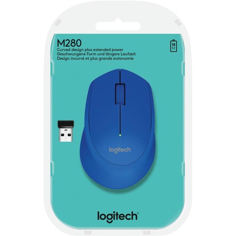 Mouse Inalambrico Logitech M280 Blue 4
