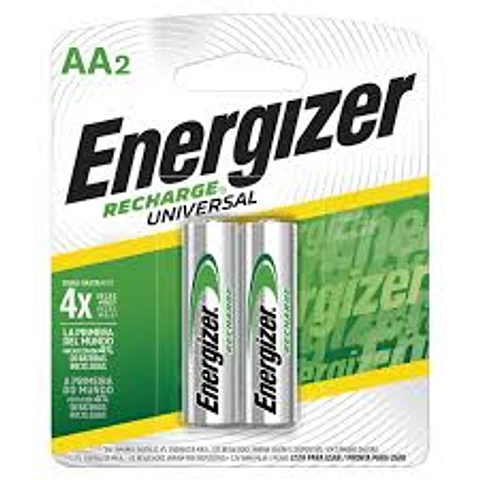 Pack De 2 Pilas Recargables Aa 2000 Mah 1,2V