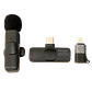 MICROFONO INALAMBRICO PARA IPHONE Y TIPO C TM-300518 TECMASTER - Miniatura 1