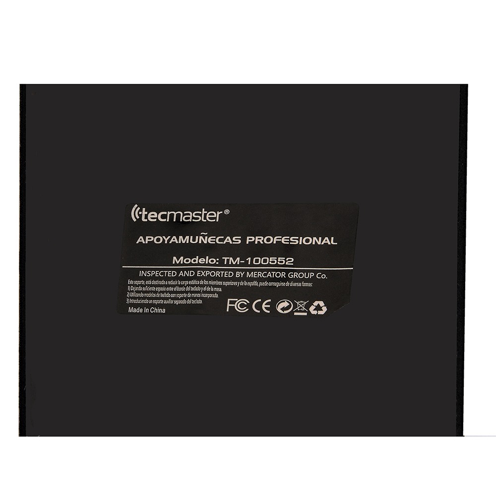 APOYAMUÑECA PROFESIONAL TIPO CUERO TM-100552 TECMASTER 2