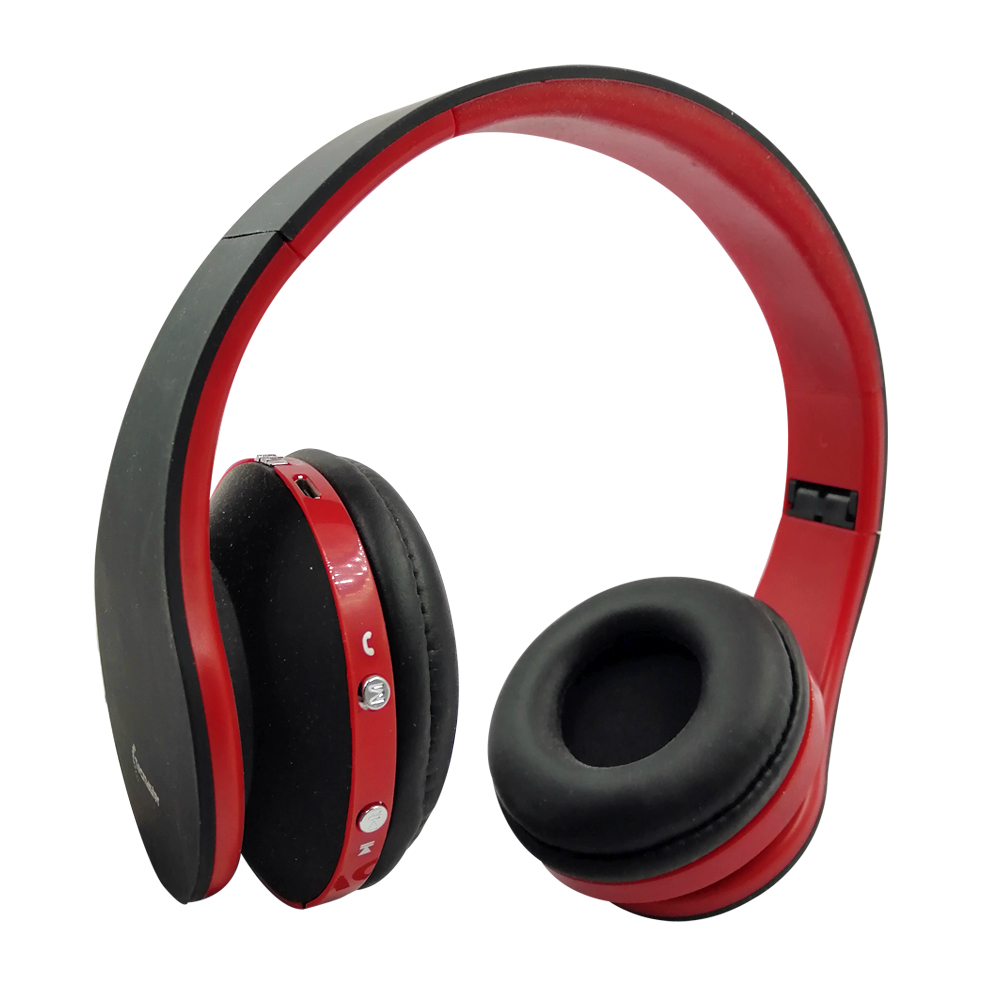 AUDIFONO BLUETOOTH TM8252BT STEREO RED TECMASTER 1