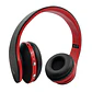 AUDIFONO BLUETOOTH TM8252BT STEREO RED TECMASTER - Miniatura 1