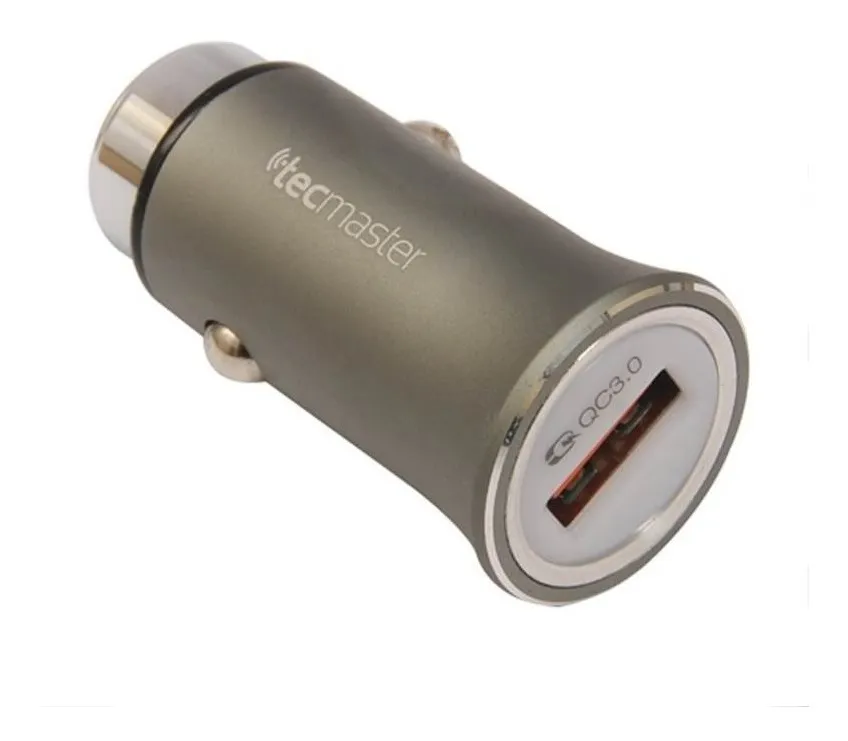 CARGADOR QUICK CHARGE AUTOMOVIL TM-CCH-CQ20 TECMASTER 1