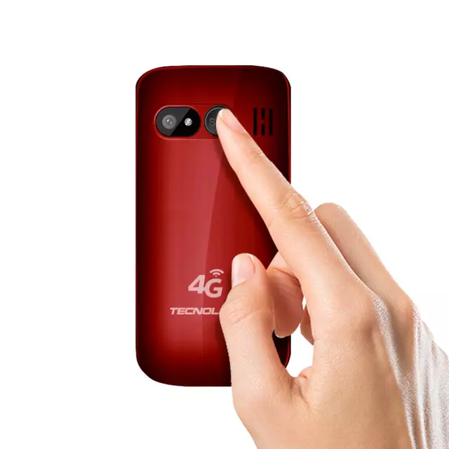 TELEFONO ADULTO MAYOR TIPO ALMEJA  4G TL456 RED TECNOLAB 1