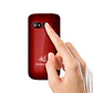 TELEFONO ADULTO MAYOR TIPO ALMEJA  4G TL456 RED TECNOLAB - Miniatura 1