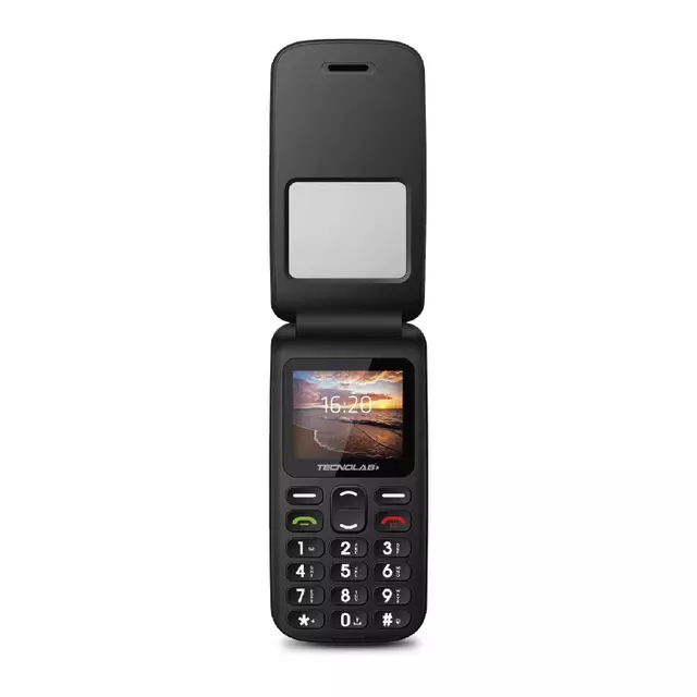 TELEFONO ADULTO MAYOR TIPO ALMEJA  4G TL456 RED TECNOLAB 2
