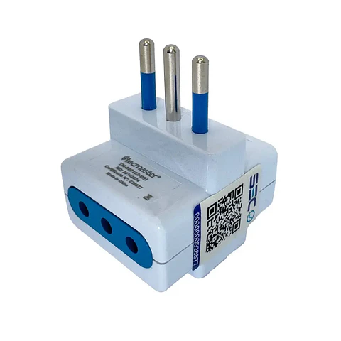 ADAPTADOR ELECTRICO TRIPLE TM-800102WH TECNOLAB
