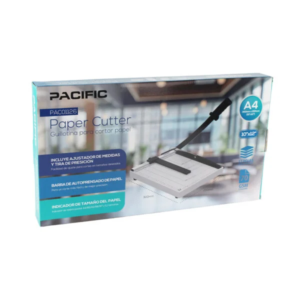 Guillotina para Cortar Papel A4 PACO1126  Corta 12 Hojas 2