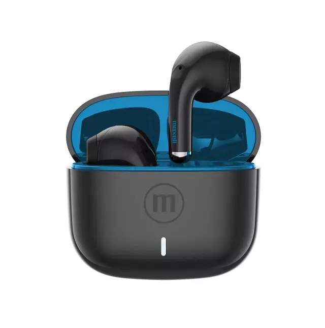 AUDIFONO BLUETOOTH EB-BTTWS23 BLACK/BLUE ELIO MAXELL 1