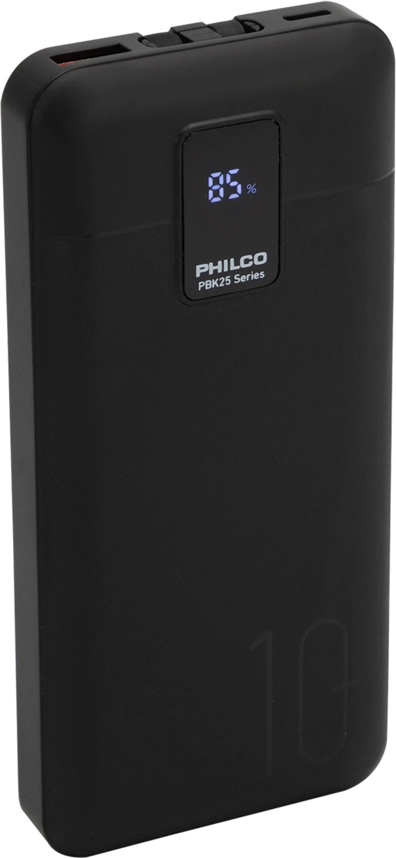 BATERIA EXTERNA 10000 MAH 22.5W BLACK PBK 25 PHILCO 2