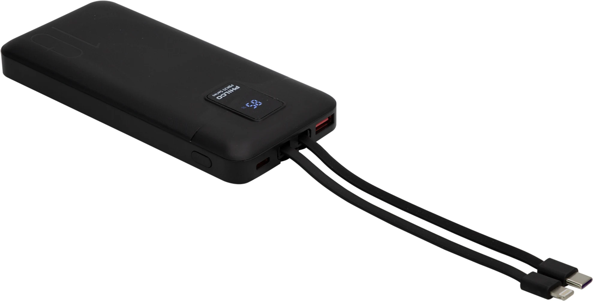 BATERIA EXTERNA 10000 MAH 22.5W BLACK PBK 25 PHILCO 3