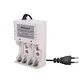 CARGADOR C/4PILAS AA 2700MAH 9854F PRECARGADAS PHILCO - Miniatura 1