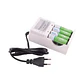 CARGADOR C/4PILAS AA 2700MAH 9854F PRECARGADAS PHILCO - Miniatura 2