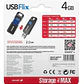 PENDRIVE 4GB USB FLIX  MAXELL - Miniatura 6
