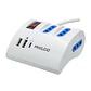 EXTESION 3 POSICIONES USB C 2 METROS 2044B BLANCO PHILCO - Miniatura 1