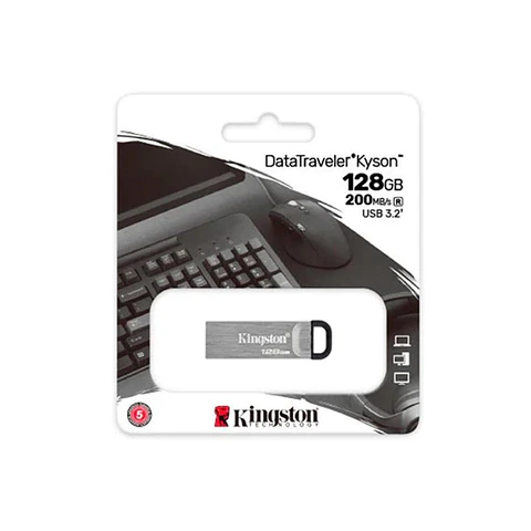 PENDRIVE DATATRAVELER KYSON USB3.2/128GB METALICO KINGSTON