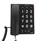 Telefono Fijo Philco Números Grandes 170Bk Negro - Miniatura 2