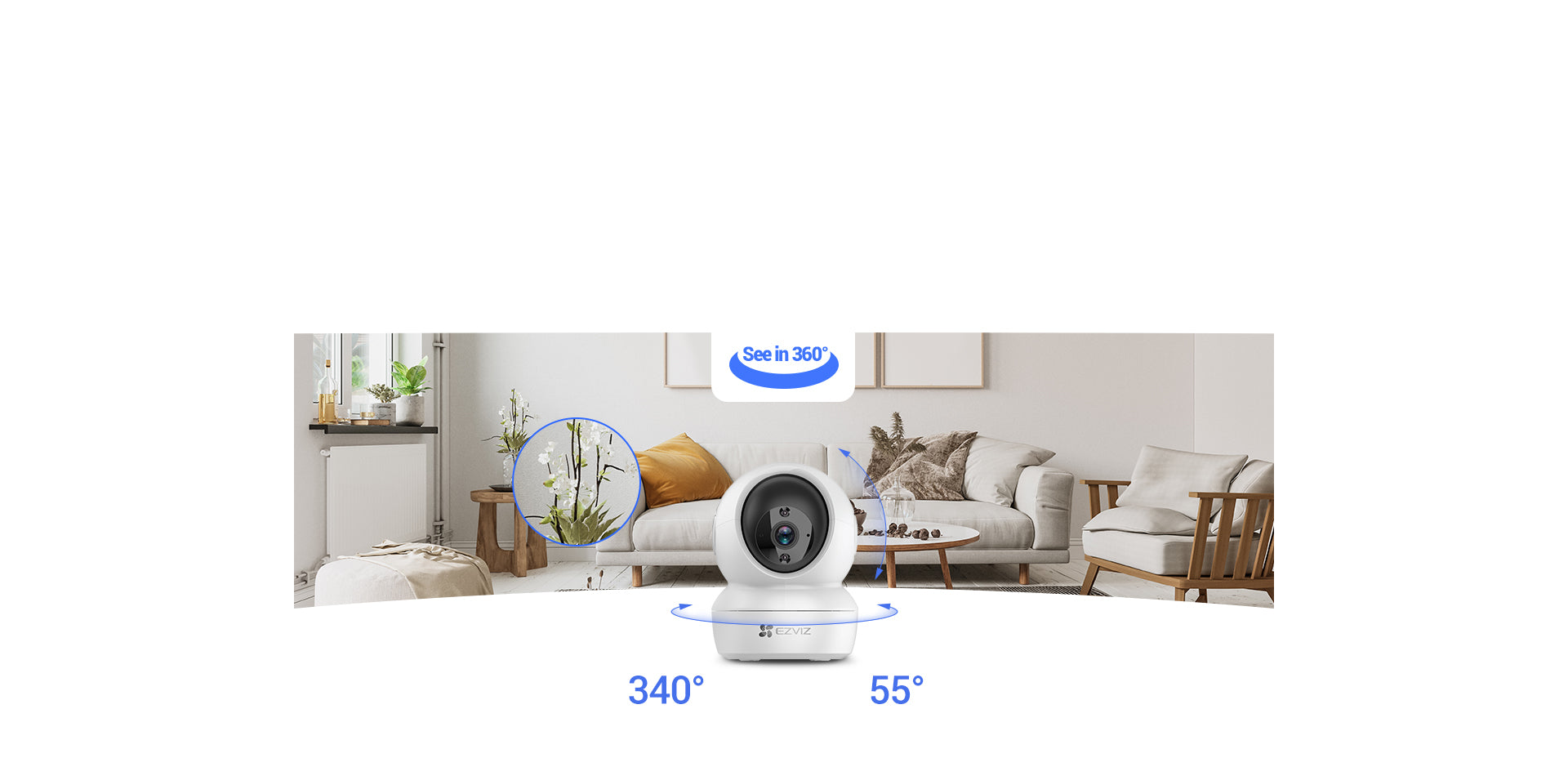 Cámara Ezviz H6C 1080P Wi-fi 3