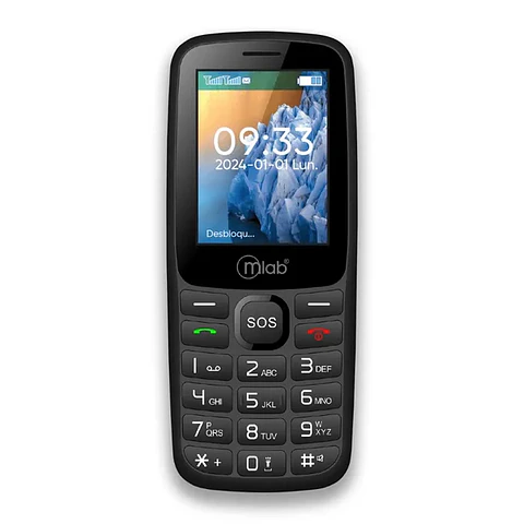 Teléfono Senior Bar SOS 4G LTE Negro