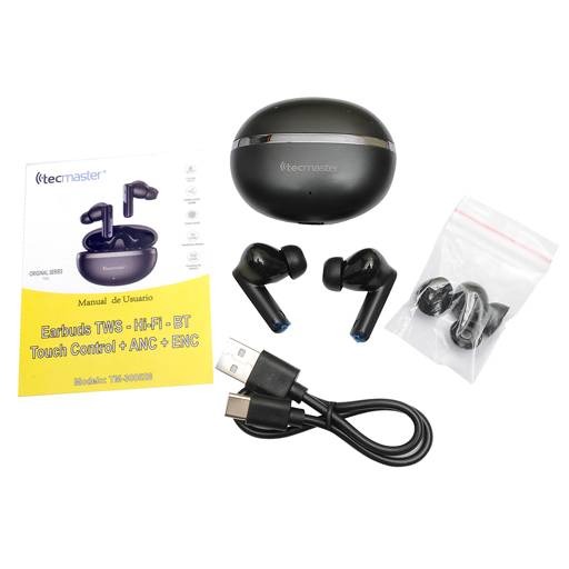 AUDIFONO BLUETOOTH TM300528 ACTIVE NOISE TECMASTER 6